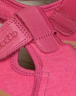 Froddo Barfußschuhe CANVAS T-BAR In Fuxia -Froddo Verkaufsshop barfussschuhe canvas t bar in fuxia 599769825