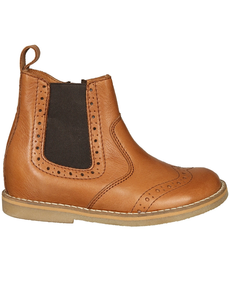 Froddo Chelsea-Boots CHELYS BROGUE In Cognac 4 Froddo Chelsea-Boots CHELYS BROGUE In Cognac – Bild 2