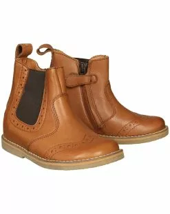 Froddo Chelsea-Boots CHELYS BROGUE In Cognac