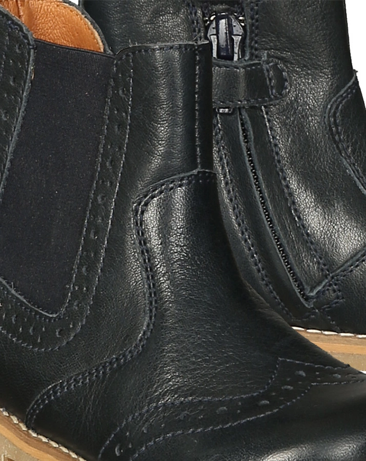 Froddo Chelsea-Boots CHELYS BROGUE Mit Lochmuster In Dunkelblau 7 Froddo Chelsea-Boots CHELYS BROGUE Mit Lochmuster In Dunkelblau – Bild 5