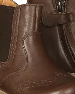 Froddo Chelsea-Boots LEVENTE Mit Lochmuster In Dunkelbraun -Froddo Verkaufsshop chelsea boots levente mit lochmuster in dunkelbraun 599946295