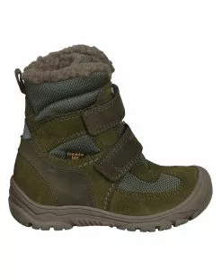 Froddo Klett-Boots LINZ WOOL HIGH In Dark Green -Froddo Verkaufsshop klett boots linz wool high in dark green 599811384