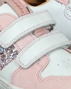Froddo Klett-Halbschuhe DOLBY STAR In White/pink -Froddo Verkaufsshop klett halbschuhe dolby star in white pink 599769383