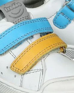 Froddo Klett-Halbschuhe ROSARIO In White/blue -Froddo Verkaufsshop klett halbschuhe rosario in white blue 599769374