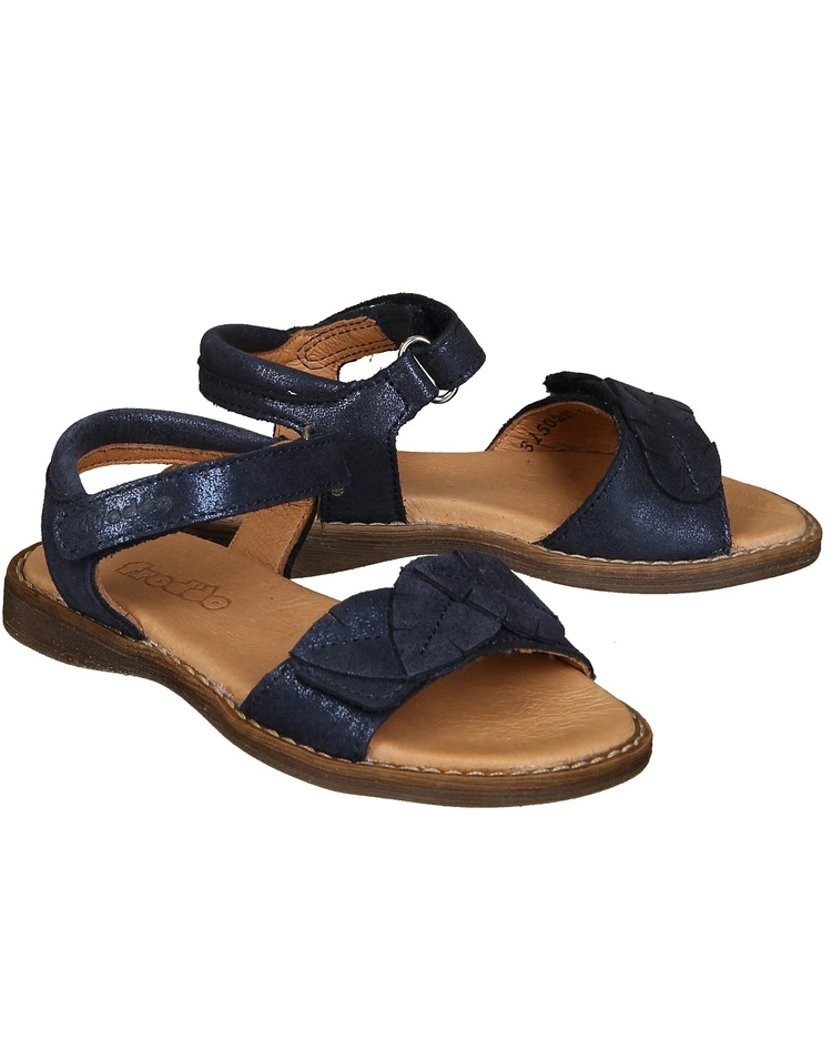 Froddo Klett-Sandalen LORE LEAVES In Blau 3 Froddo Klett-Sandalen LORE LEAVES In Blau