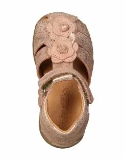 Froddo Lauflern-Sandalen CARTE FLOWERS Mit Zehenschutz In Rosa Metallic -Froddo Verkaufsshop lauflern sandalen carte flowers mit zehenschutz in 599931639