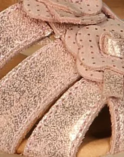 Froddo Lauflern-Sandalen CARTE FLOWERS Mit Zehenschutz In Rosa Metallic -Froddo Verkaufsshop lauflern sandalen carte flowers mit zehenschutz in 599931640