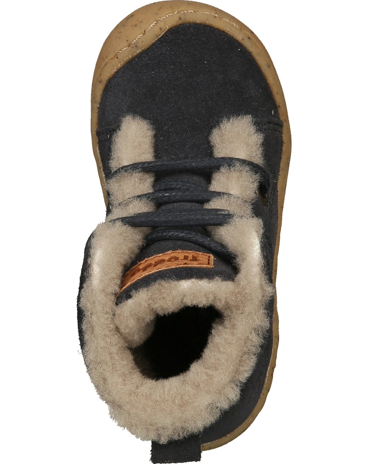 Froddo Leder-Schnürstiefel MINNI SUEDE Gefüttert In Dark Blue 6 Froddo Leder-Schnürstiefel MINNI SUEDE Gefüttert In Dark Blue – Bild 4