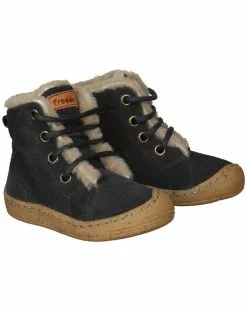 Froddo Leder-Schnürstiefel MINNI SUEDE Gefüttert In Dark Blue