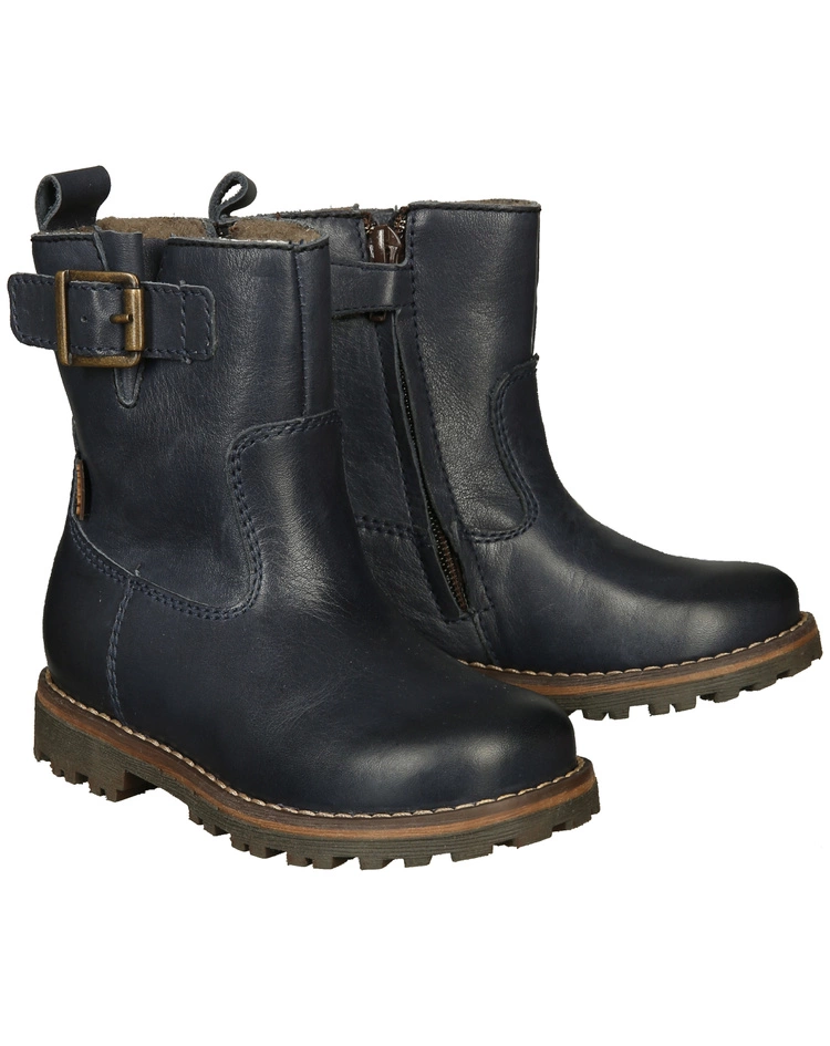 Froddo Leder-Stiefel MAXINE BUCKLE TEX Gefüttert In Blue 3 Froddo Leder-Stiefel MAXINE BUCKLE TEX Gefüttert In Blue