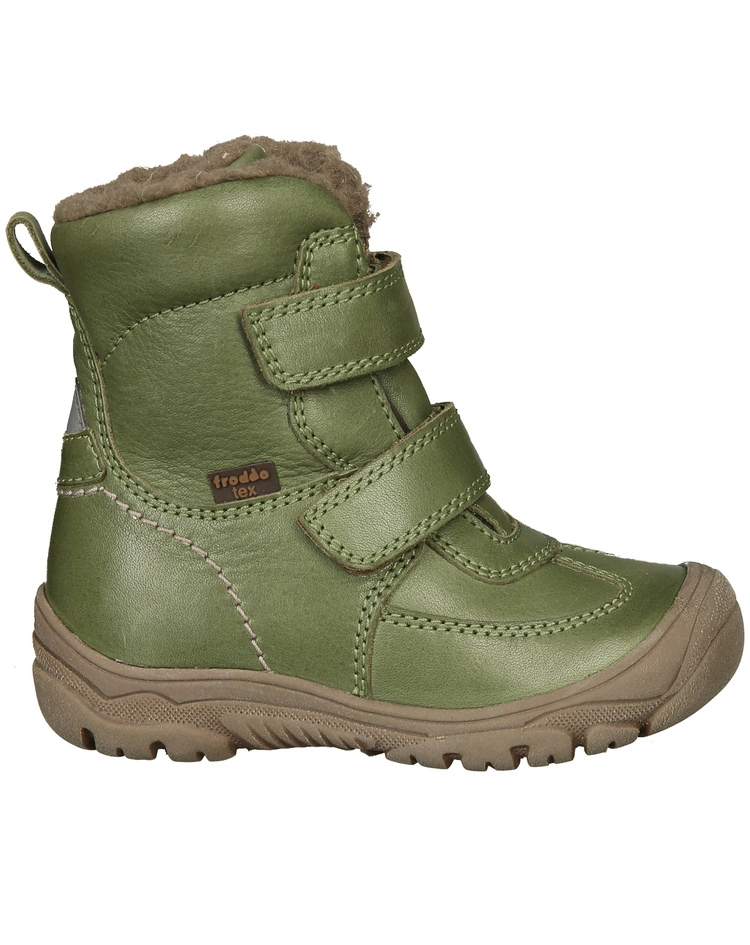 Froddo Leder-Winterboots LINZ TEX HIGHT Gefüttert In Olive 4 Froddo Leder-Winterboots LINZ TEX HIGHT Gefüttert In Olive – Bild 2
