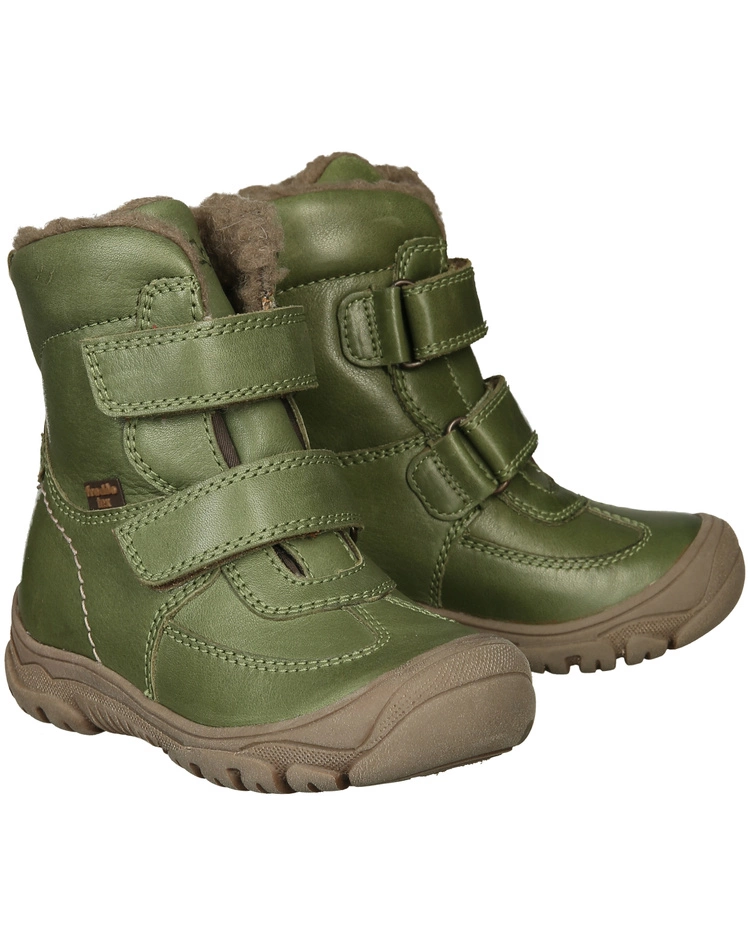 Froddo Leder-Winterboots LINZ TEX HIGHT Gefüttert In Olive 3 Froddo Leder-Winterboots LINZ TEX HIGHT Gefüttert In Olive