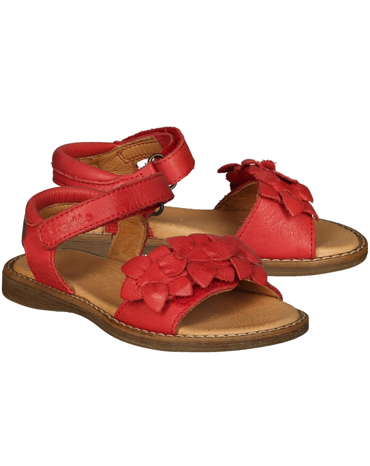 Froddo Sandale LORE FLOWERS In Red 3 Froddo Sandale LORE FLOWERS In Red