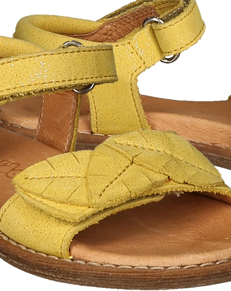 Froddo Sandalen LORE LEAVES In Glittergelb 7 Froddo Sandalen LORE LEAVES In Glittergelb – Bild 5