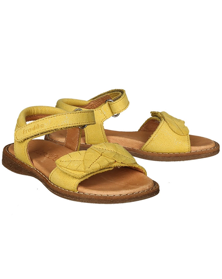Froddo Sandalen LORE LEAVES In Glittergelb 3 Froddo Sandalen LORE LEAVES In Glittergelb