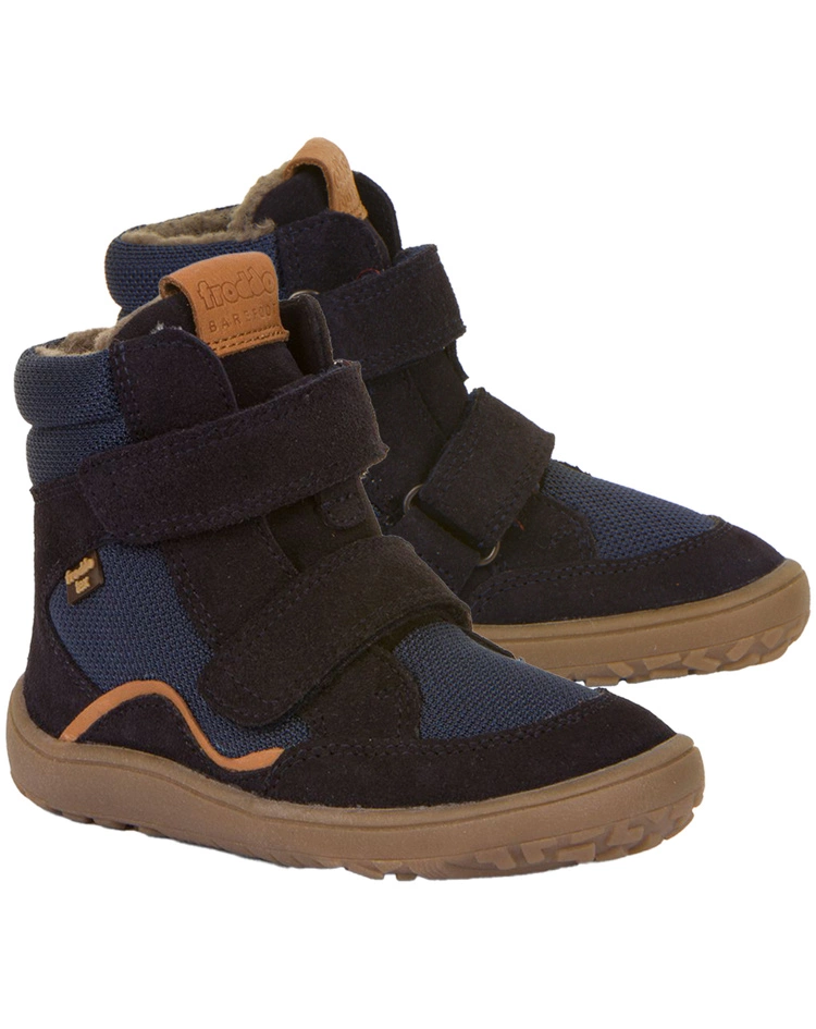 Froddo Winter-Boots BAREFOOT KLETT In Blue 3 Froddo Winter-Boots BAREFOOT KLETT In Blue