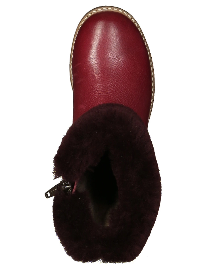 Froddo Winter-Stiefel LILLA Gefüttert Und Mit Echtfellbesatz In Bordeaux 6 Froddo Winter-Stiefel LILLA Gefüttert Und Mit Echtfellbesatz In Bordeaux – Bild 4