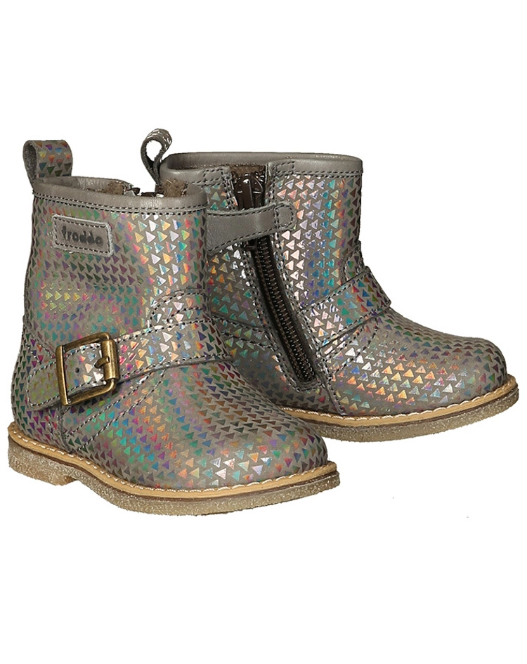 Froddo Winter-Stiefeletten CHASKA DREIECKE Gefüttert In Grau/silber 3 Froddo Winter-Stiefeletten CHASKA DREIECKE Gefüttert In Grau/silber